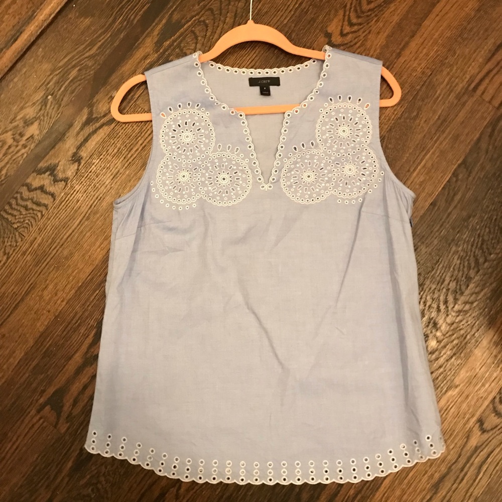 Jcrew light blue top